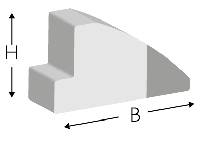 Profile gumowe C/3