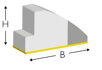 Profile gumowe C/3